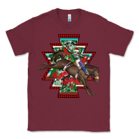 Burgundy aztec rodeo christmas Classic Tee - AdoDesignShop