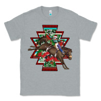 Heather Grey aztec rodeo christmas Classic Tee - AdoDesignShop