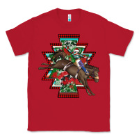 Red aztec rodeo christmas Classic Tee - AdoDesignShop