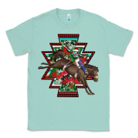 Seafoam aztec rodeo christmas Classic Tee - AdoDesignShop