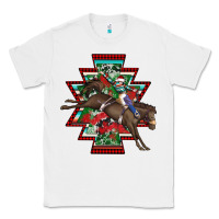 White aztec rodeo christmas Classic Tee - AdoDesignShop