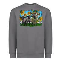 Storm cute hempshire sheep family Heavyweight Sweatshirt - LillyAllenDesigns