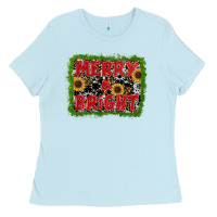 Baby Blue marry and bright Ladies Tee - RanaPortraitStore