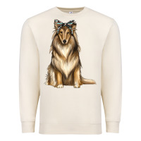 Sandshell collie with bandanna Premium Sweatshirt - texasbilliewilder