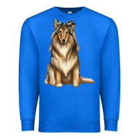 True Royal collie with bandanna Premium Sweatshirt - texasbilliewilder