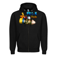 Black pre k dude Zipper Hoodie - BundleAndBundleShop