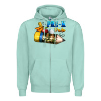 Seafoam pre k dude Zipper Hoodie - BundleAndBundleShop