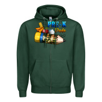 Sports Green pre k dude Zipper Hoodie - BundleAndBundleShop