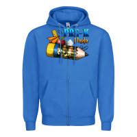 True Royal pre k dude Zipper Hoodie - BundleAndBundleShop
