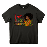 Asphalt I am black history Heavy Core Tee - Zillion Design Studio