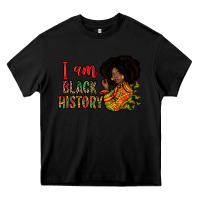 Black I am black history Heavy Core Tee - Zillion Design Studio