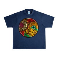 Navy Juneteenth car coaster Urban Heavy Tee - AdoDesignShop