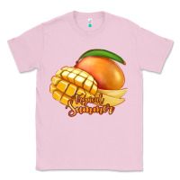 Bubblegum Pink Mango Tropical Summer Classic Tee - Jasminsmagicworld