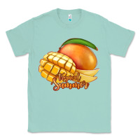 Seafoam Mango Tropical Summer Classic Tee - Jasminsmagicworld