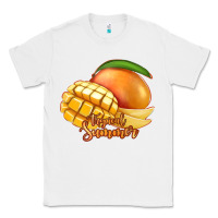 White Mango Tropical Summer Classic Tee - Jasminsmagicworld