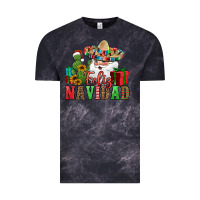 Cloud Black feliz navidad Spanish Christmas Vintage Tee - Jasminsmagicworld
