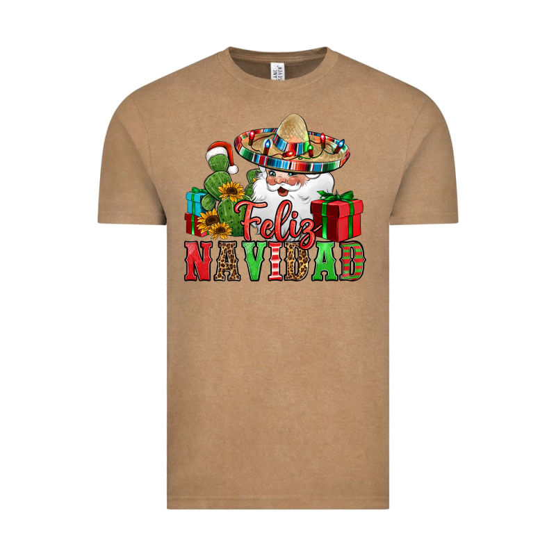 Feliz Navidad Spanish Christmas Vintage Tee by Jasminsmagicworld | Teevron