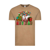 Vintage Coffee feliz navidad Spanish Christmas Vintage Tee - Jasminsmagicworld