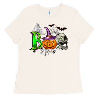 Bone boo halloween Ladies Tee - Zillion Design Studio