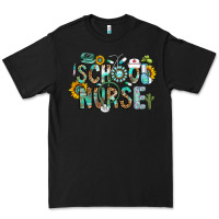 Black school nurse Premium Tee - CowhideDigitalArt