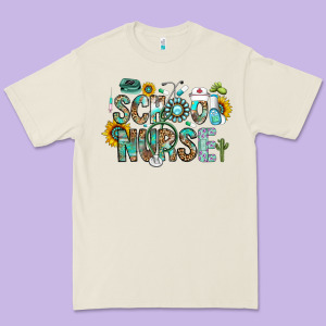 School Nurse Premium Tee Designed By Cowhidedigitalart