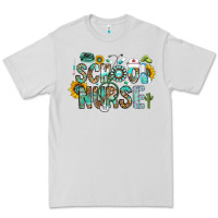 Dove Grey school nurse Premium Tee - CowhideDigitalArt