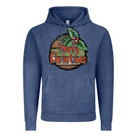 Vintage Denim Merry Christmas Vintage Hoodie - JahusDesignShop