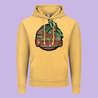 Merry Christmas Vintage Hoodie Designed By Jahusdesignshop