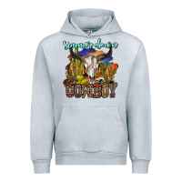 Heather Grey simmer down cowboy Urban Hoodie - OliviaCreatesArt
