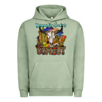 Pigment Oil Green simmer down cowboy Urban Hoodie - OliviaCreatesArt
