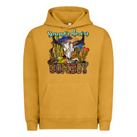 Pigment Peanut Butter simmer down cowboy Urban Hoodie - OliviaCreatesArt