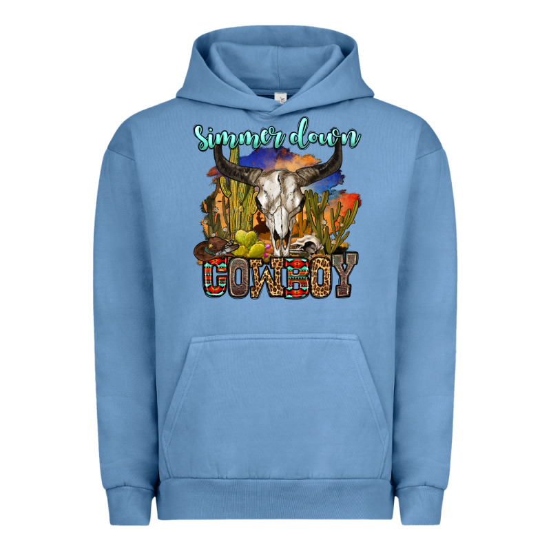 Simmer Down Cowboy Urban Hoodie by OliviaCreatesArt | Teevron