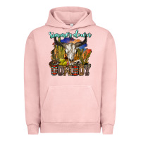 Pigment Salmon simmer down cowboy Urban Hoodie - OliviaCreatesArt