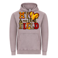 Vintage Zinc my heart is on that field softball Vintage Hoodie - Jasminsmagicworld