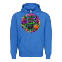 True Royal halloween round earrings Zipper Hoodie - BundleAndBundleShop