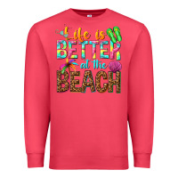 Cardinal Life is better at the beach Premium Sweatshirt - NancyCooperArtShop