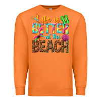 Carrot Life is better at the beach Premium Sweatshirt - NancyCooperArtShop