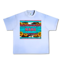 Grape Ice cowhide leopard sunflowers mama Urban Heavy Tee - BarkalooDesign