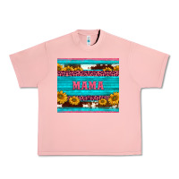Salmon cowhide leopard sunflowers mama Urban Heavy Tee - BarkalooDesign
