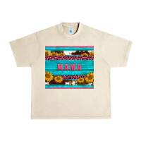 Sandshell cowhide leopard sunflowers mama Urban Heavy Tee - BarkalooDesign