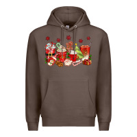 Coffee Christmas coffee cups Premium Hoodie - texasbilliewilder