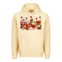 Pina Colada Christmas coffee cups Premium Hoodie - texasbilliewilder