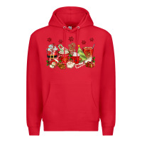 Red Christmas coffee cups Premium Hoodie - texasbilliewilder