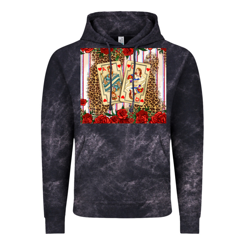 Valentines Day Playing Cards Vintage Hoodie by AdoDesignShop | Teevron
