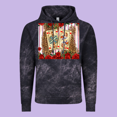 Valentines Day Playing Cards Vintage Hoodie Designed By Adodesignshop
