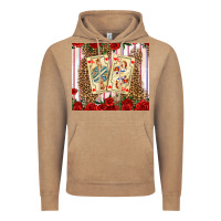 Vintage Coffee valentines day playing cards Vintage Hoodie - AdoDesignShop