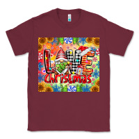 Burgundy Love Christmas gnome Classic Tee - CowhideDigitalArt