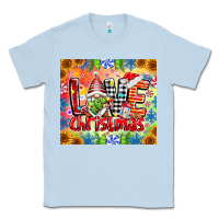 Dusty Blue Love Christmas gnome Classic Tee - CowhideDigitalArt