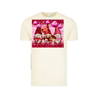 Vintage Arctic valentines gnomies with leopard Vintage Tee - NancyCooperArtShop