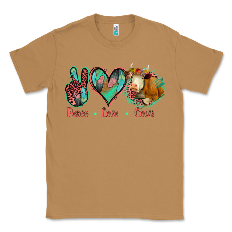 Peace Love Cows Classic Tee by Jasminsmagicworld | Teevron